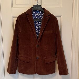 Boden Chocolate Brown Corduroy Blazer